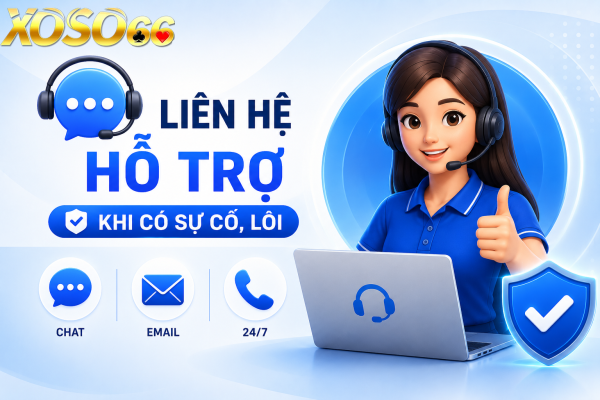 Liên hệ nhân viên hỗ trợ khi có sự cố lỗi