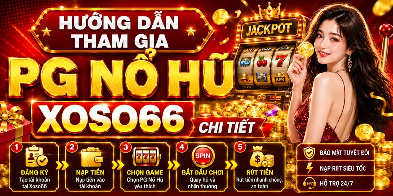 Hướng dẫn tham gia PG nổ hũ Xoso66 chi tiết
