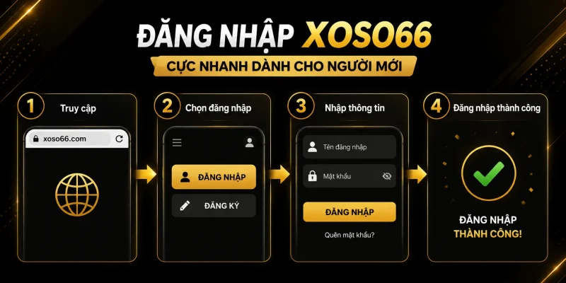 Hướng dẫn đăng nhập Xoso66 nhanh chóng nhất
